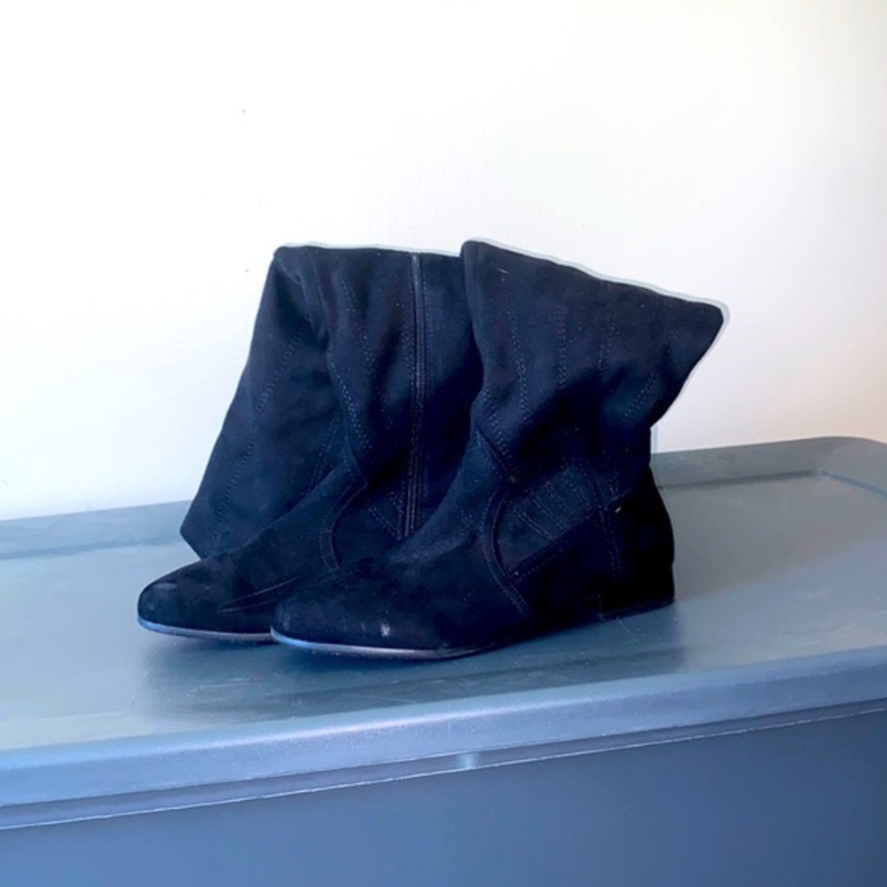 black boots